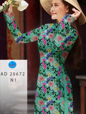 Vải Áo Dài Hoa Hồng Đều thiết kế 2021 AD 20672 23 1614564358 435 Vai Ao Dai Hoa Hong Deu thiet ke 2021 AD