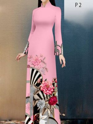 Vải Áo Dài Hoa Hồng kiểu mới AD 20645 30 1614564770 25 Vai Ao Dai Hoa Hong kieu moi AD 20645