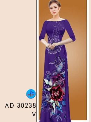 Vải Áo Dài Hoa Hồng kiểu mới AD 30328 21 1614565118 407 Vai Ao Dai Hoa Hong kieu moi AD 30328