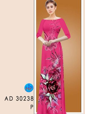 Vải Áo Dài Hoa Hồng kiểu mới AD 30328 23 1614565119 437 Vai Ao Dai Hoa Hong kieu moi AD 30328