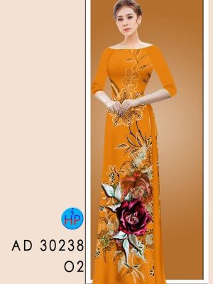 Vải Áo Dài Hoa Hồng kiểu mới AD 30328 25 1614565120 129 Vai Ao Dai Hoa Hong kieu moi AD 30328