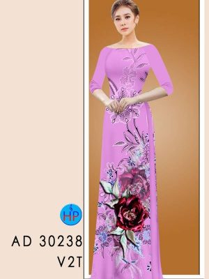 Vải Áo Dài Hoa Hồng kiểu mới AD 30328 35 1614565122 811 Vai Ao Dai Hoa Hong kieu moi AD 30328