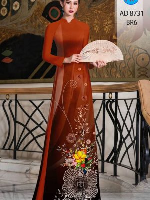 Vải Áo Dài Hoa In 3D thiết kế 2021 AD 8731 23 1614566366 177 Vai Ao Dai Hoa In 3D thiet ke 2021 AD
