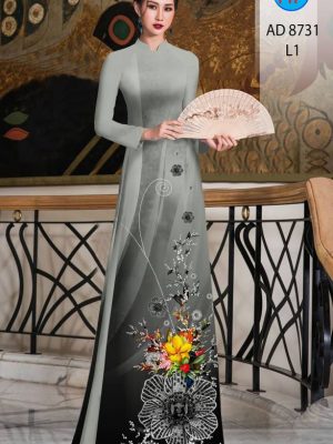 Vải Áo Dài Hoa In 3D thiết kế 2021 AD 8731 29 1614566367 178 Vai Ao Dai Hoa In 3D thiet ke 2021 AD