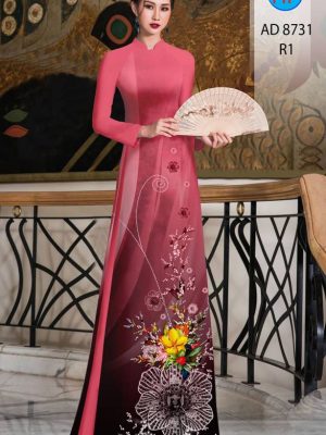 Vải Áo Dài Hoa In 3D thiết kế 2021 AD 8731 27 1614566367 216 Vai Ao Dai Hoa In 3D thiet ke 2021 AD