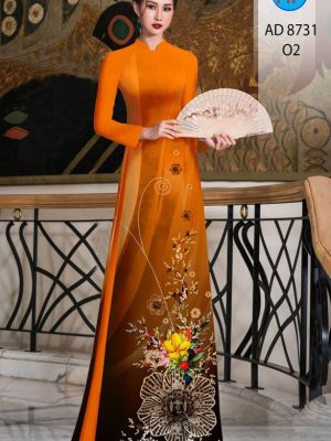 Vải Áo Dài Hoa In 3D thiết kế 2021 AD 8731 28 1614566367 94 Vai Ao Dai Hoa In 3D thiet ke 2021 AD