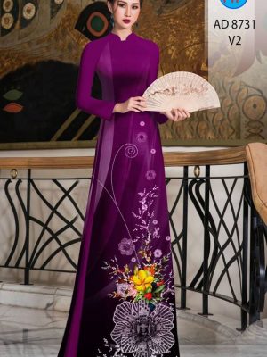 Vải Áo Dài Hoa In 3D thiết kế 2021 AD 8731 31 1614566368 695 Vai Ao Dai Hoa In 3D thiet ke 2021 AD