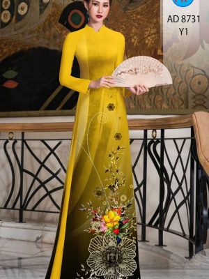Vải Áo Dài Hoa In 3D thiết kế 2021 AD 8731 32 1614566369 76 Vai Ao Dai Hoa In 3D thiet ke 2021 AD