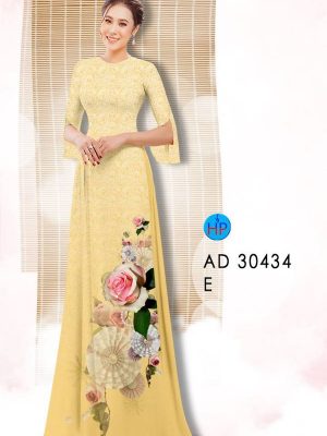 Vải Áo Dài Hoa Hồng kiểu mới AD 30434 20 1614569752 818 Vai Ao Dai Hoa Hong kieu moi AD 30434