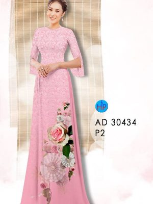 Vải Áo Dài Hoa Hồng kiểu mới AD 30434 34 1614569757 441 Vai Ao Dai Hoa Hong kieu moi AD 30434