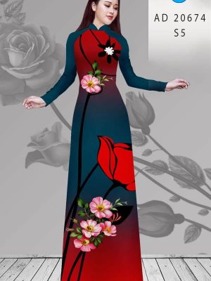 Vải Áo Dài Hoa In 3D kiểu mới AD 20674 20 1614573529 684 Vai Ao Dai Hoa In 3D kieu moi AD 20674