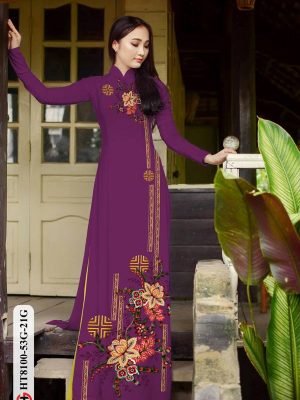 1614828533 352 Vai Ao Dai Hoa Sen thiet ke 2021 AD HT8100