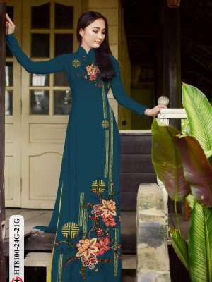 1614828534 145 Vai Ao Dai Hoa Sen thiet ke 2021 AD HT8100