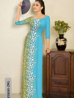 Vải Áo Dài In Hình Lá thiết kế 2021 AD HT8101 25 1614831957 5 Vai Ao Dai In Hinh La thiet ke 2021 AD