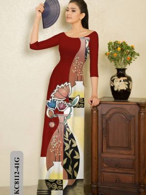 Vải Áo Dài Hoa In 3D kiểu mới AD KC8112 19 1614833180 352 Vai Ao Dai Hoa In 3D kieu moi AD KC8112