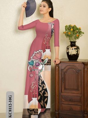 Vải Áo Dài Hoa In 3D kiểu mới AD KC8112 16 1614833180 7 Vai Ao Dai Hoa In 3D kieu moi AD KC8112