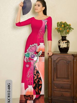 Vải Áo Dài Hoa In 3D kiểu mới AD KC8112 23 1614833181 220 Vai Ao Dai Hoa In 3D kieu moi AD KC8112