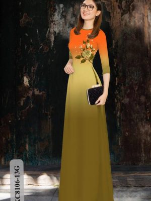 Vải Áo Dài Hoa Hồng kiểu mới AD KC8106 18 1614833327 725 Vai Ao Dai Hoa Hong kieu moi AD KC8106