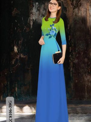 Vải Áo Dài Hoa Hồng kiểu mới AD KC8106 24 1614833328 274 Vai Ao Dai Hoa Hong kieu moi AD KC8106