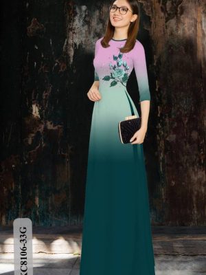 Vải Áo Dài Hoa Hồng kiểu mới AD KC8106 23 1614833328 446 Vai Ao Dai Hoa Hong kieu moi AD KC8106