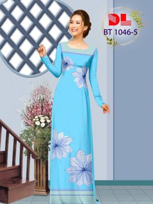 Vải Áo Dài In Hình Lá Mới Ra AD BT1046 7 1614921090 929 Vai Ao Dai In Hinh La Moi Ra AD BT1046