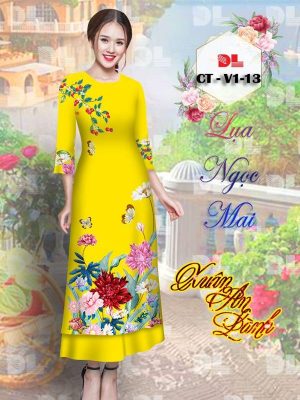 Vải Áo Dài Hoa In 3D Thiết Kế 2021 AD CTV1 20 1614921830 757 Vai Ao Dai Hoa In 3D Thiet Ke 2021 AD