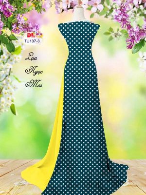 Vải Áo Dài Chấm Bi Kiểu Mới AD TU137 20 1614921978 383 Vai Ao Dai Cham Bi Kieu Moi AD TU137