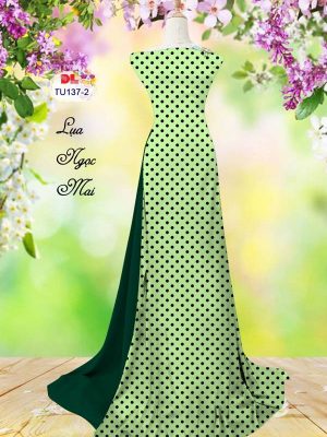 Vải Áo Dài Chấm Bi Kiểu Mới AD TU137 19 1614921978 722 Vai Ao Dai Cham Bi Kieu Moi AD TU137