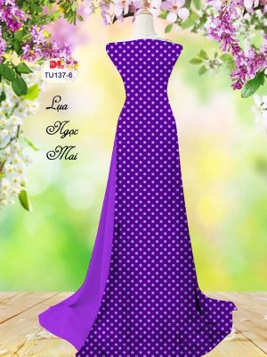 Vải Áo Dài Chấm Bi Kiểu Mới AD TU137 23 1614921979 516 Vai Ao Dai Cham Bi Kieu Moi AD TU137
