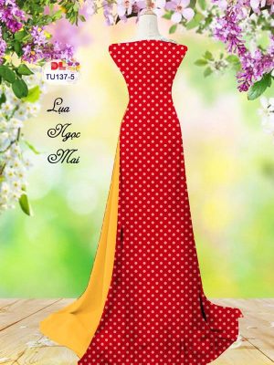 Vải Áo Dài Chấm Bi Kiểu Mới AD TU137 22 1614921979 676 Vai Ao Dai Cham Bi Kieu Moi AD TU137