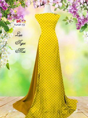 Vải Áo Dài Chấm Bi Kiểu Mới AD TU137 30 1614921980 229 Vai Ao Dai Cham Bi Kieu Moi AD TU137