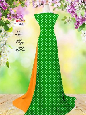 Vải Áo Dài Chấm Bi Kiểu Mới AD TU137 25 1614921980 325 Vai Ao Dai Cham Bi Kieu Moi AD TU137