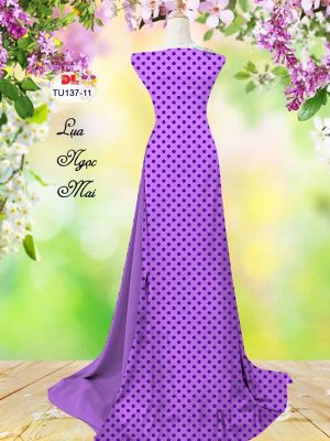 Vải Áo Dài Chấm Bi Kiểu Mới AD TU137 28 1614921980 915 Vai Ao Dai Cham Bi Kieu Moi AD TU137