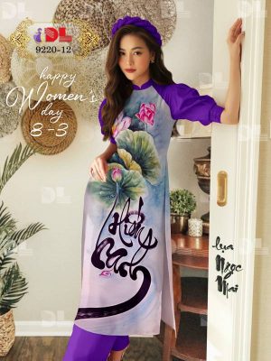 Vải Áo Dài Hoa Sen Độc Đáo AD DL9220 35 1614922548 360 Vai Ao Dai Hoa Sen Doc Dao AD DL9220