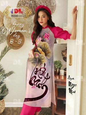 Vải Áo Dài Hoa Sen Độc Đáo AD DL9220 34 1614922548 67 Vai Ao Dai Hoa Sen Doc Dao AD DL9220