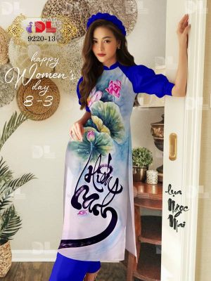 Vải Áo Dài Hoa Sen Độc Đáo AD DL9220 36 1614922549 528 Vai Ao Dai Hoa Sen Doc Dao AD DL9220