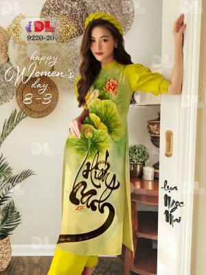 Vải Áo Dài Hoa Sen Độc Đáo AD DL9220 40 1614922550 248 Vai Ao Dai Hoa Sen Doc Dao AD DL9220