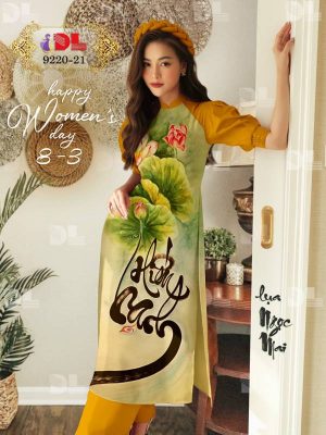 Vải Áo Dài Hoa Sen Độc Đáo AD DL9220 41 1614922550 386 Vai Ao Dai Hoa Sen Doc Dao AD DL9220