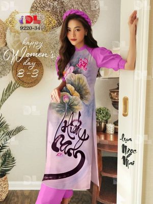 Vải Áo Dài Hoa Sen Độc Đáo AD DL9220 49 1614922551 903 Vai Ao Dai Hoa Sen Doc Dao AD DL9220