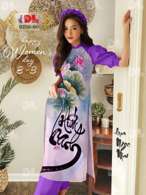 Vải Áo Dài Hoa Sen Độc Đáo AD DL9220 54 1614922552 123 Vai Ao Dai Hoa Sen Doc Dao AD DL9220