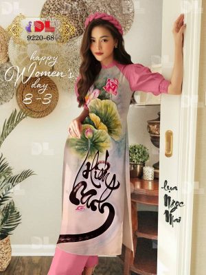 Vải Áo Dài Hoa Sen Độc Đáo AD DL9220 57 1614922553 340 Vai Ao Dai Hoa Sen Doc Dao AD DL9220