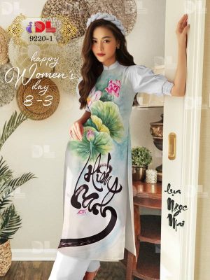 Vải Áo Dài Hoa Sen Độc Đáo AD DL9220 61 1614922554 353 Vai Ao Dai Hoa Sen Doc Dao AD DL9220