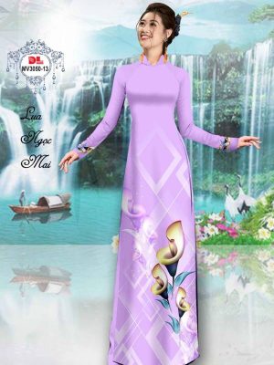Vải Áo Dài Hoa Ly Mới Ra AD MV3050 20 1614922693 28 Vai Ao Dai Hoa Ly Moi Ra AD MV3050