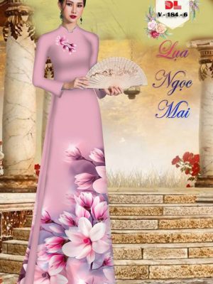 Vải Áo Dài Hoa In 3D Độc Đáo AD V184 15 1614923050 797 Vai Ao Dai Hoa In 3D Doc Dao AD V184