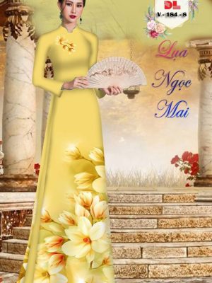 Vải Áo Dài Hoa In 3D Độc Đáo AD V184 17 1614923051 750 Vai Ao Dai Hoa In 3D Doc Dao AD V184