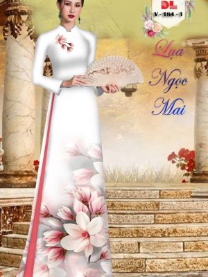 Vải Áo Dài Hoa In 3D Độc Đáo AD V184 24 1614923053 139 Vai Ao Dai Hoa In 3D Doc Dao AD V184