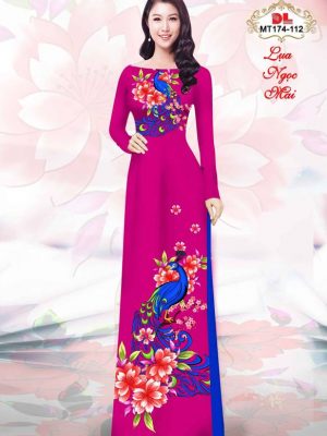 Vải Áo Dài Chim Công Kiểu Mới AD MT174 17 1614923366 868 Vai Ao Dai Chim Cong Kieu Moi AD MT174