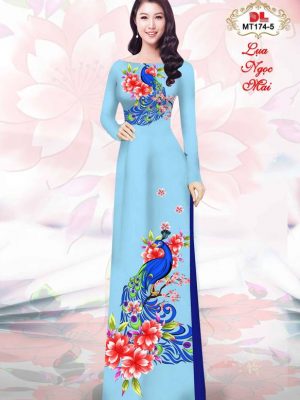 Vải Áo Dài Chim Công Kiểu Mới AD MT174 19 1614923366 929 Vai Ao Dai Chim Cong Kieu Moi AD MT174