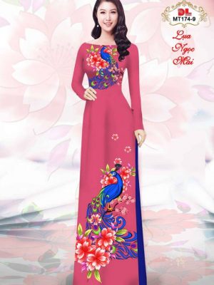 Vải Áo Dài Chim Công Kiểu Mới AD MT174 21 1614923367 304 Vai Ao Dai Chim Cong Kieu Moi AD MT174