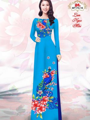 Vải Áo Dài Chim Công Kiểu Mới AD MT174 24 1614923368 234 Vai Ao Dai Chim Cong Kieu Moi AD MT174